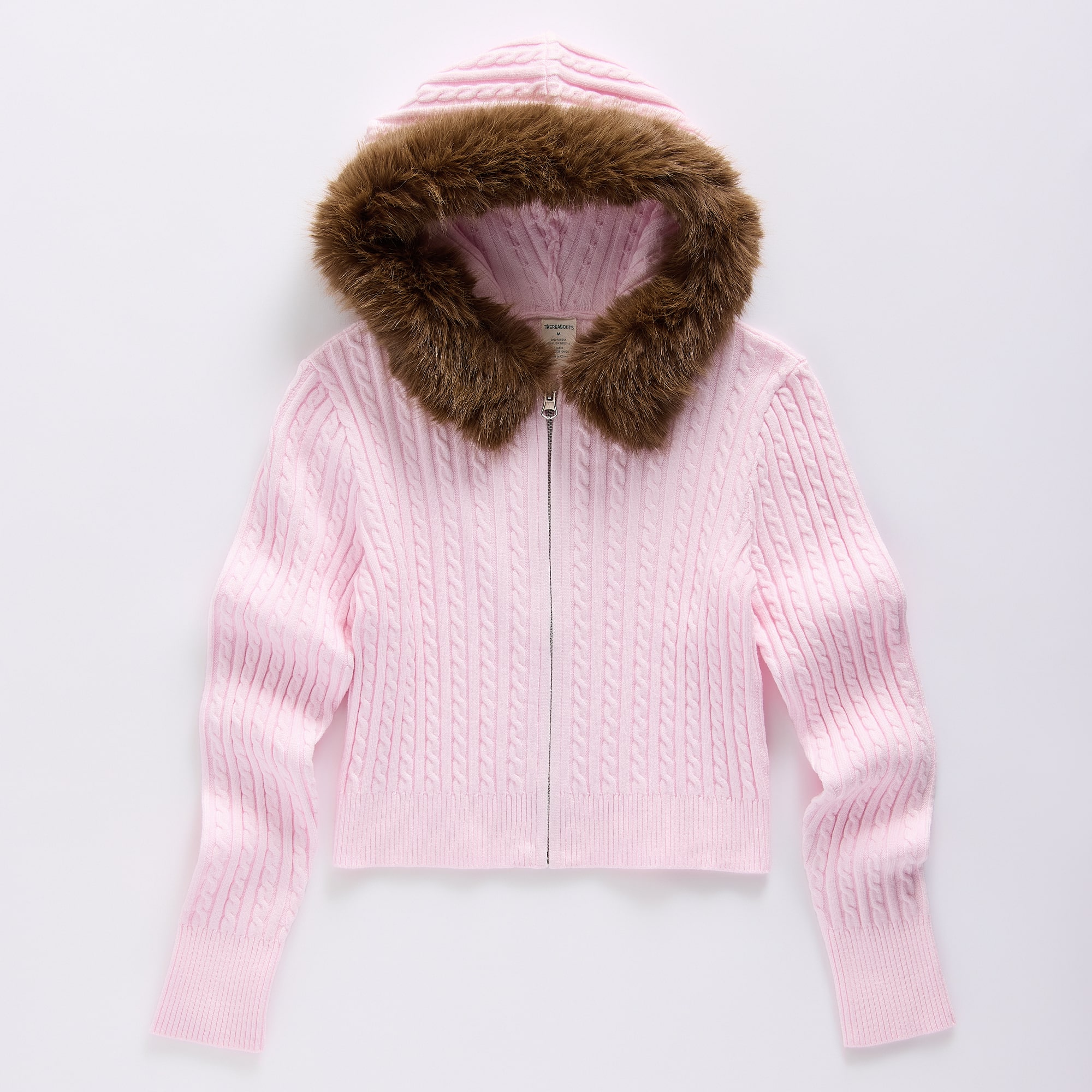 Thereabouts Little & Big Kid Girls Hooded Long Sleeve Layered Sweater
