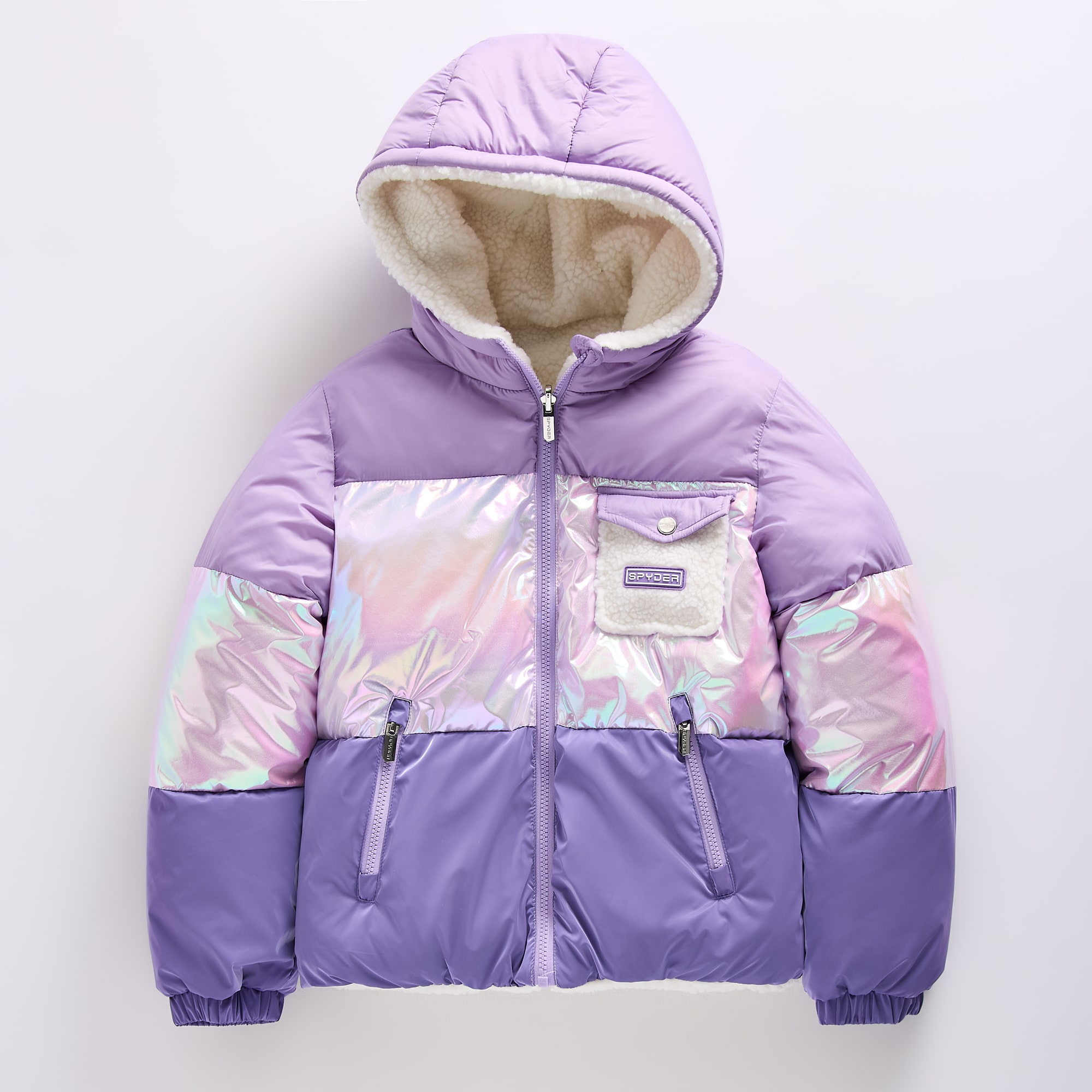 Spyder Little & Big Kid Girls Weather Resistant Midweight Puffer Jacket
