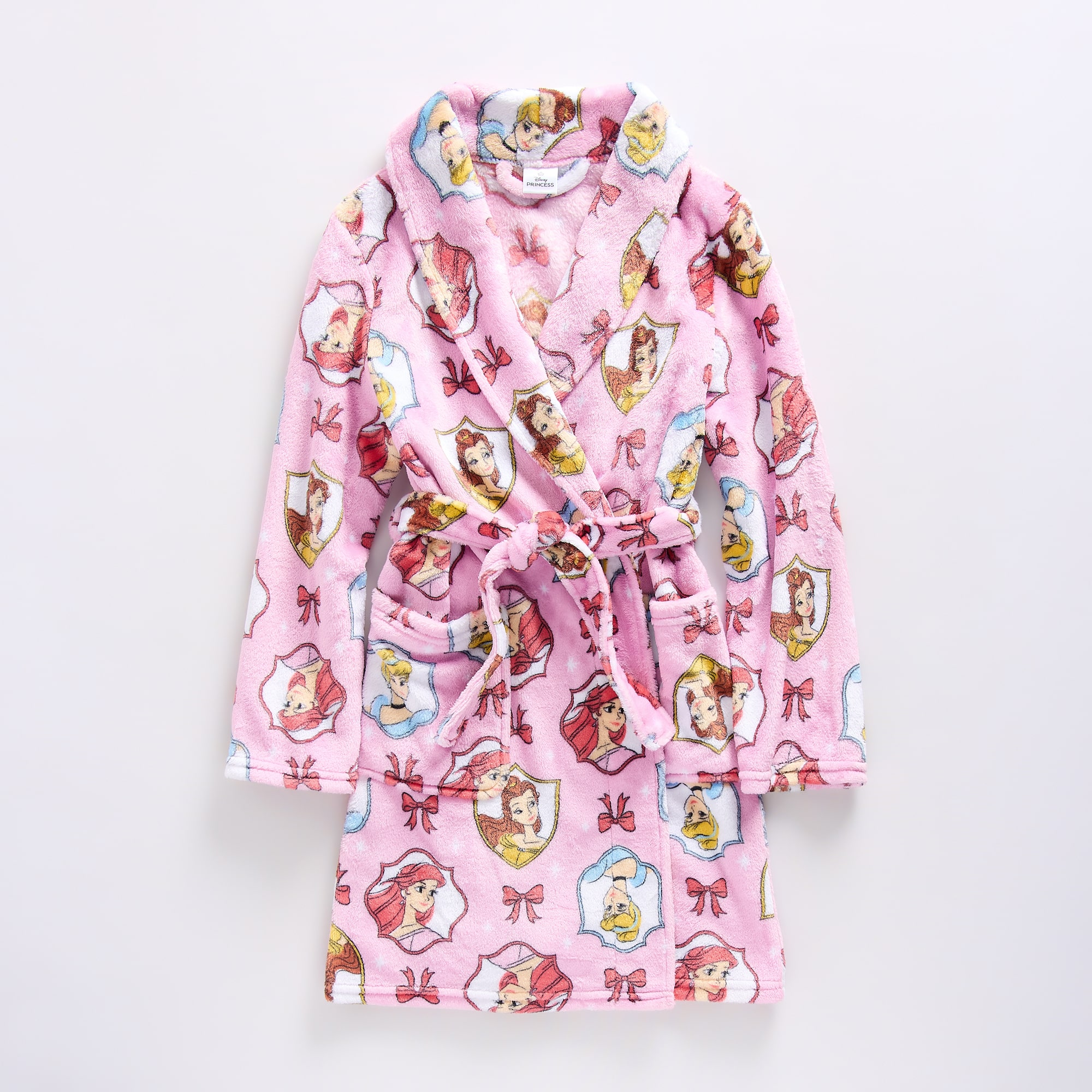 Disney Collection Little & Big Kid Girls Knee Length Princess Long Sleeve Robe