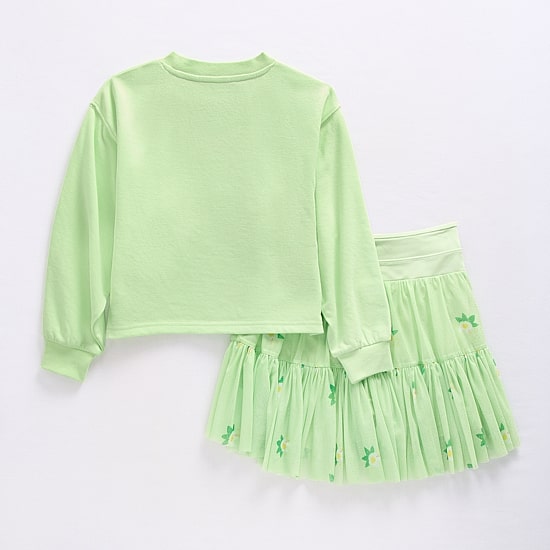 Disney Collection Little & Big Kid Girls 2-pc. Tiana Skort Set