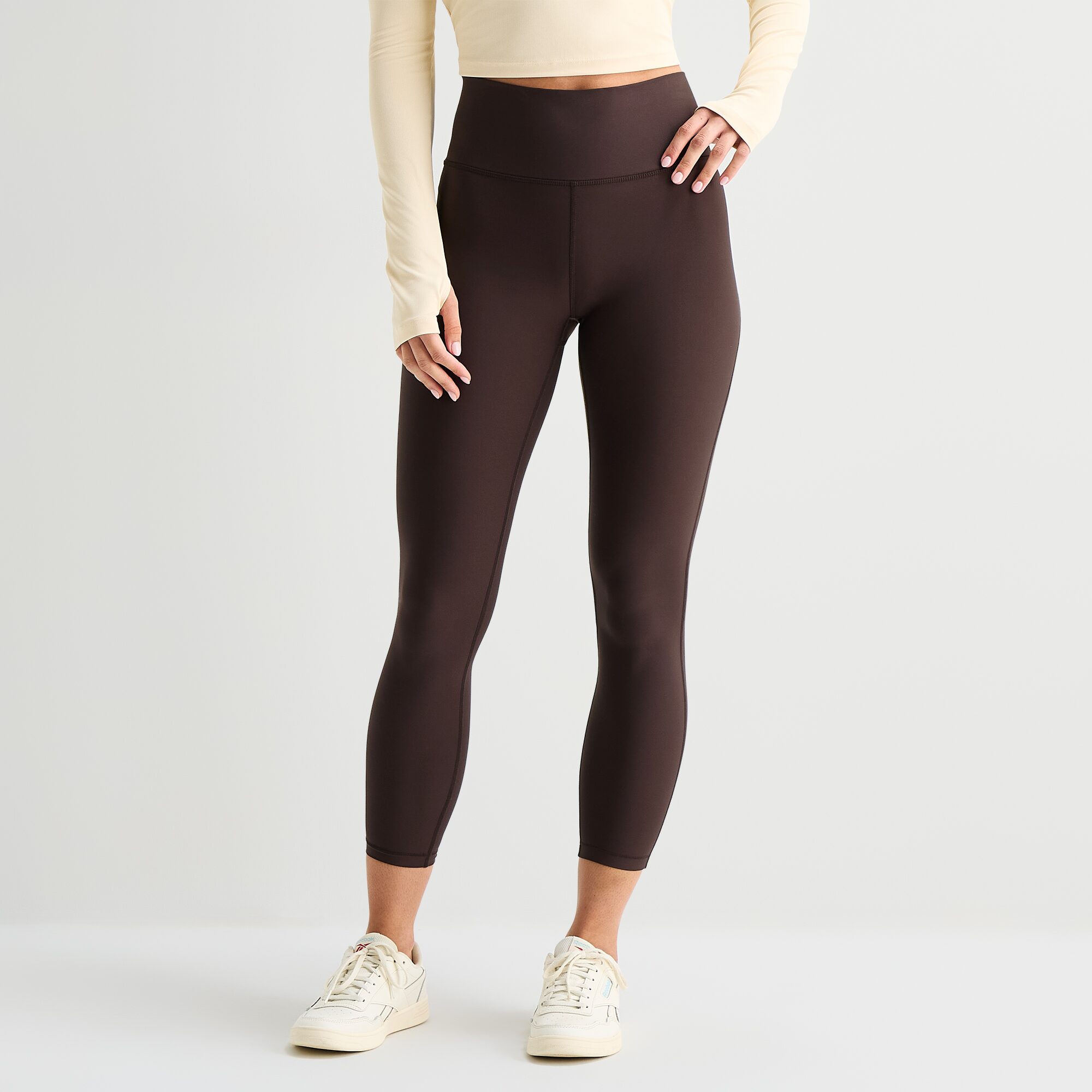 Xersion EverContour+ Womens Moisture Wicking High Rise 25" 7/8 Ankle Legging