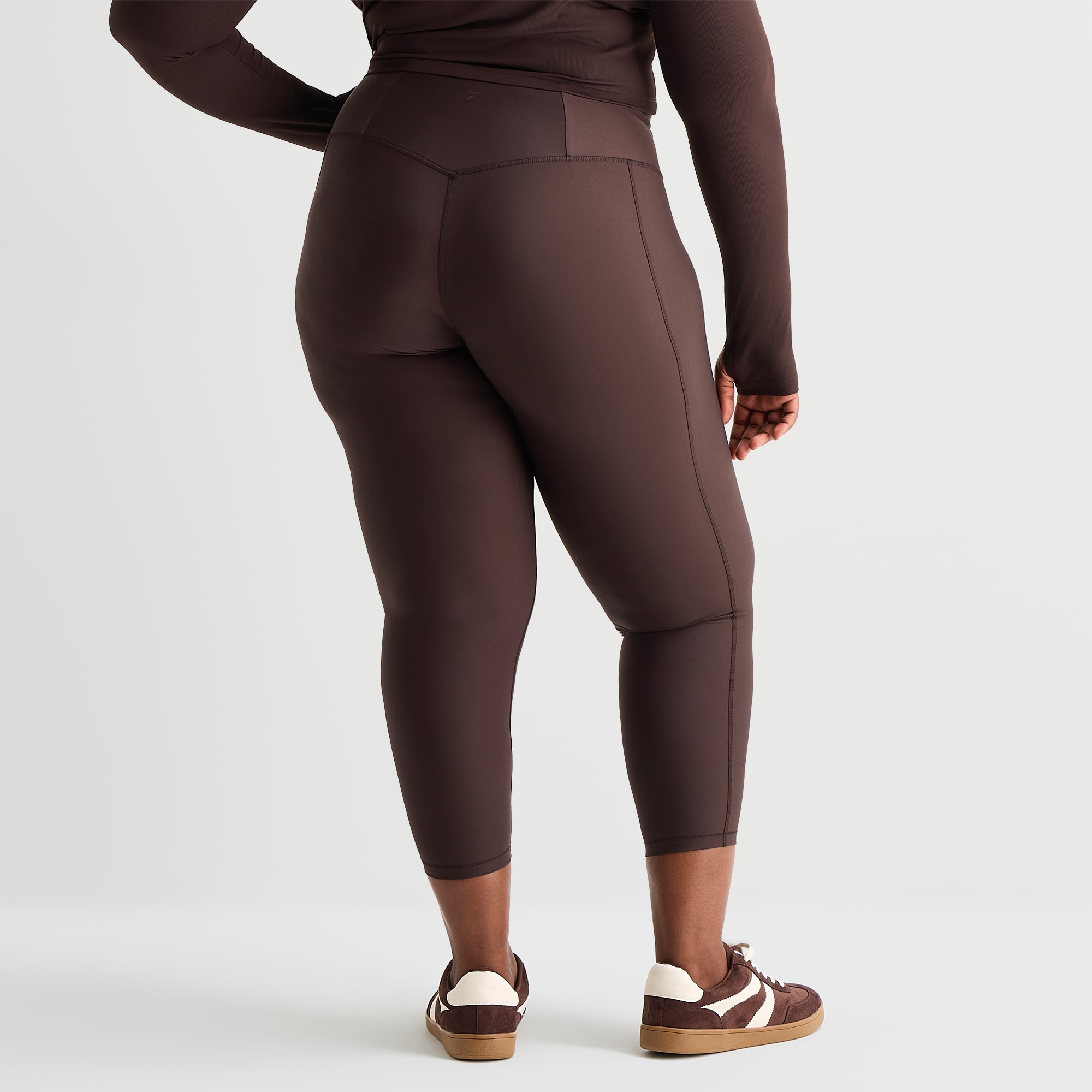 Xersion EverContour+ Womens Quick Dry High Rise 25" Plus 7/8 Ankle Legging