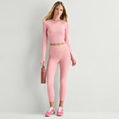 Xersion EverContour+ Womens Moisture Wicking High Rise 25" 7/8 Ankle Legging