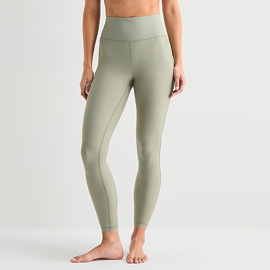 Xersion EverContour+ Womens Moisture Wicking High Rise 28" Active Skinny Full Length Leggings
