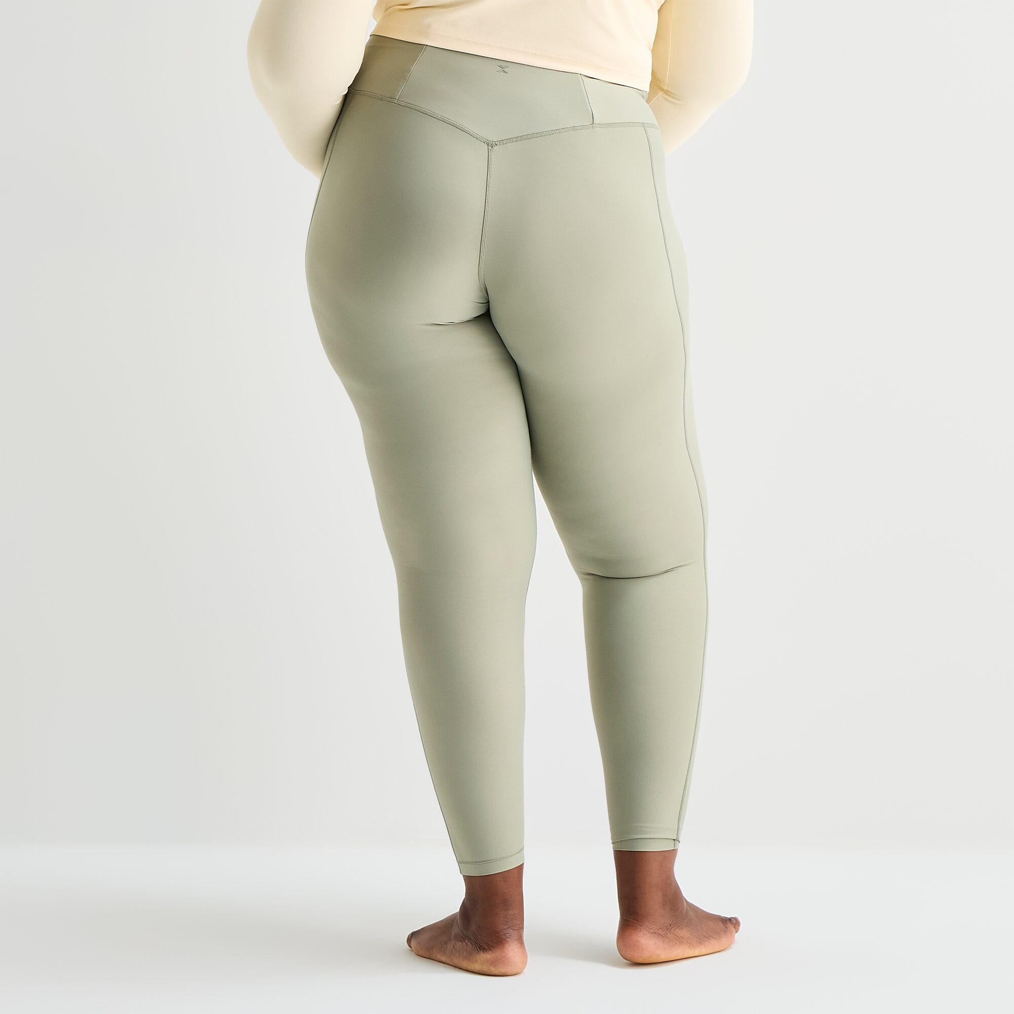 Xersion EverContour+ Womens Quick Dry High Rise 28" Active Skinny Plus Full Length Leggings
