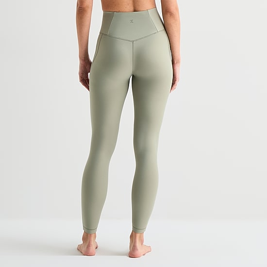 Xersion EverContour+ Womens Moisture Wicking High Rise 28" Active Skinny Full Length Leggings
