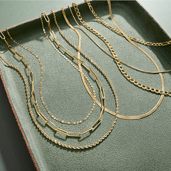 Made in Italy Womens 14K Gold 20 Inch Box Chain Necklace
