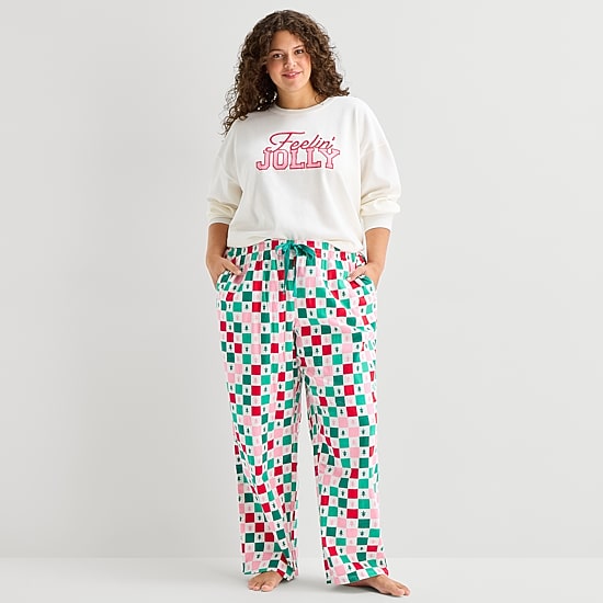 Sleep Chic Womens Flannel Pajama Pants