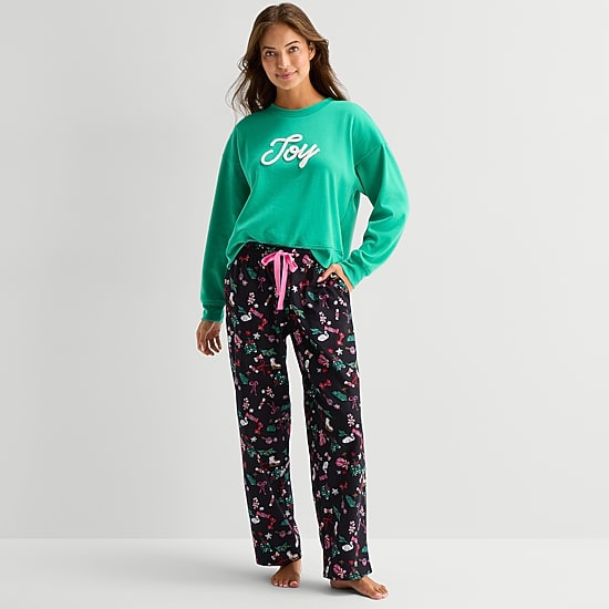 Sleep Chic Womens Flannel Pajama Pants