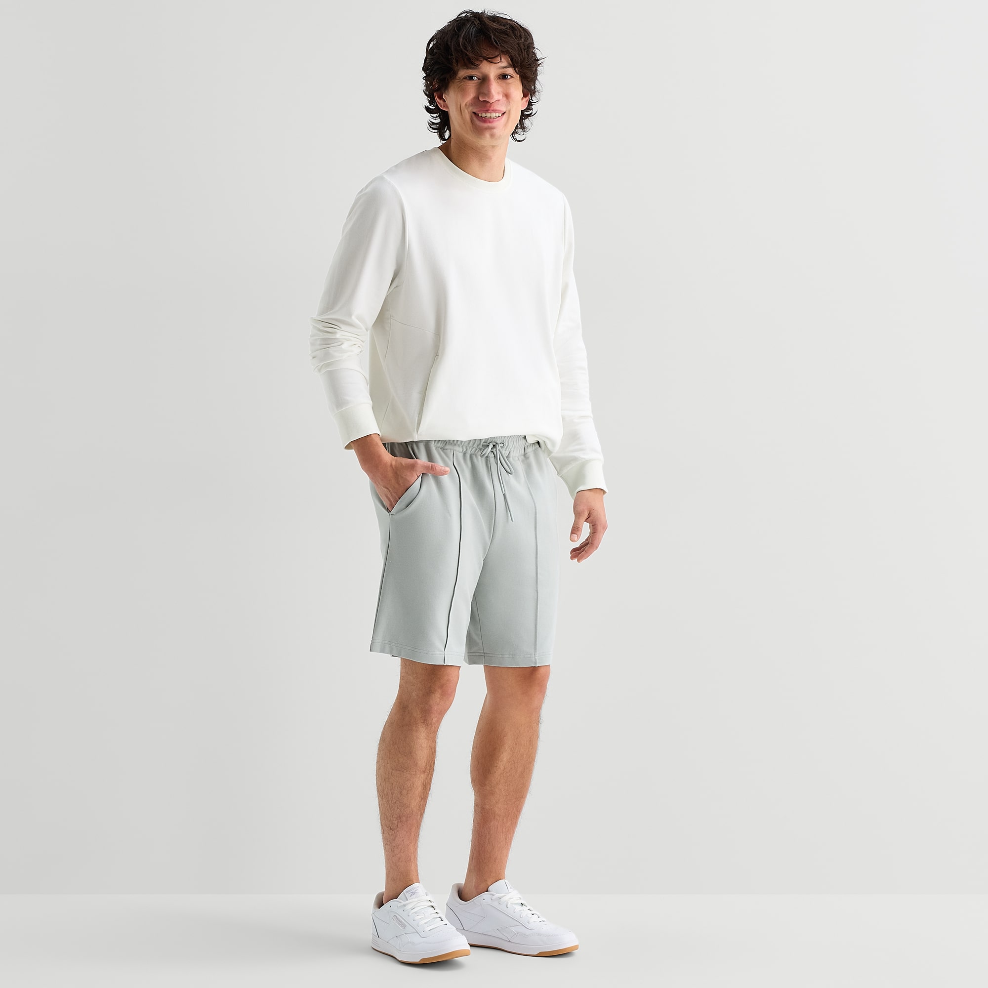 Stylus Mens 8" Drawstring Waist Pull-On Short