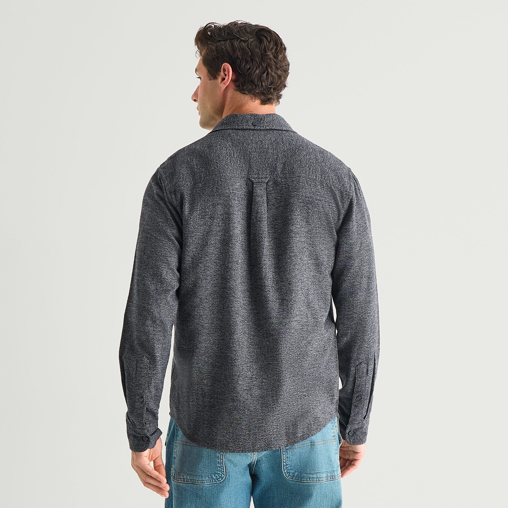mutual weave Mens Long Sleeve Classic Fit Flannel Shirt