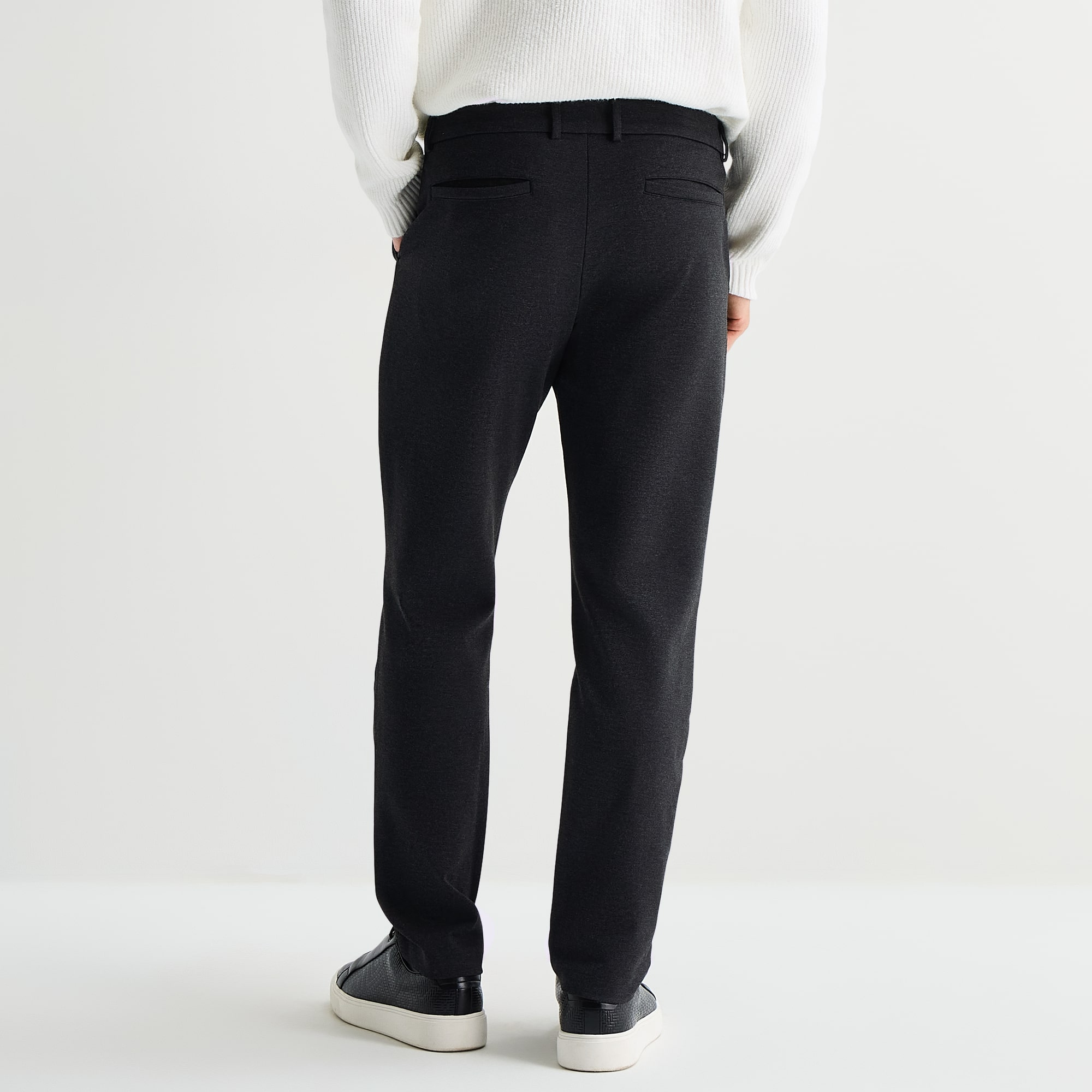 Stylus Mens Regular Fit Flat Front Pant
