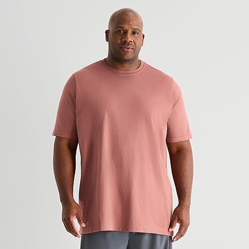 Xersion Xtreme Mens Crew Neck Short Sleeve Active Big And Tall T-shirt In Red
