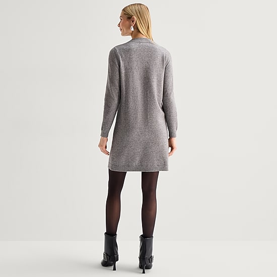 Maia Womens Long Sleeve Sweater Dress