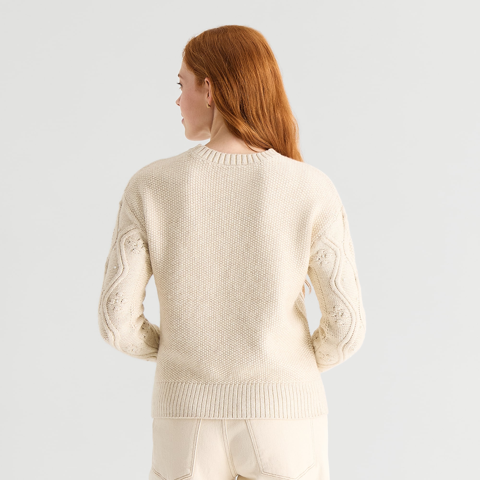 St. John's Bay Womens Crew Neck Long Sleeve Pullover Sweater