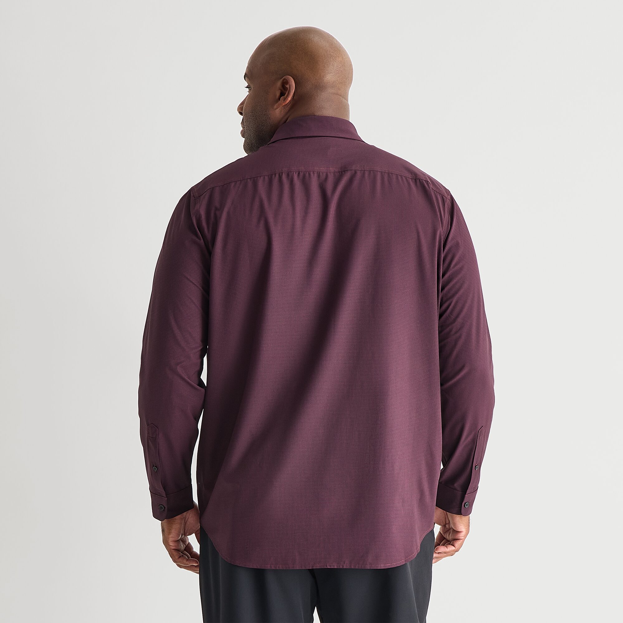 Stylus Mens Long Sleeve Classic Fit Big and Tall Button-Down Shirt