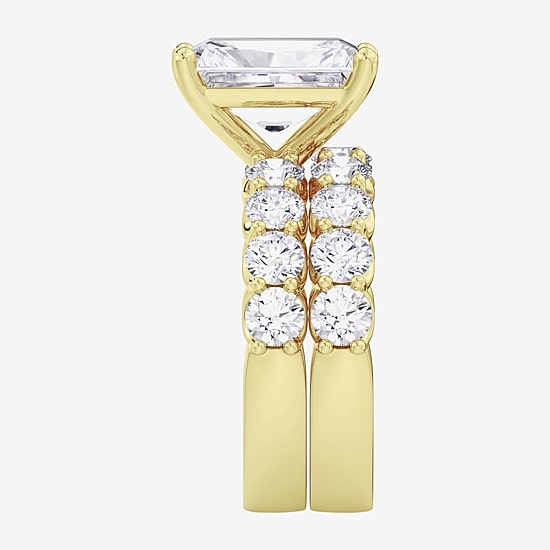  5.00 CTTW LAB GROWN DIAMOND (4.00 CT MARQUISE CENTRE) RING IN 14K WHITE GOLD