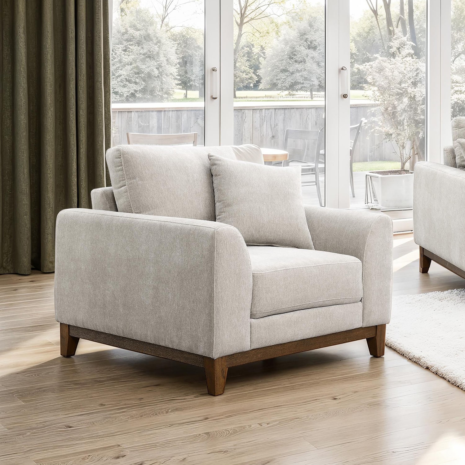 Furniture of America™  MAIA Upholstered Chenille Accent Chair