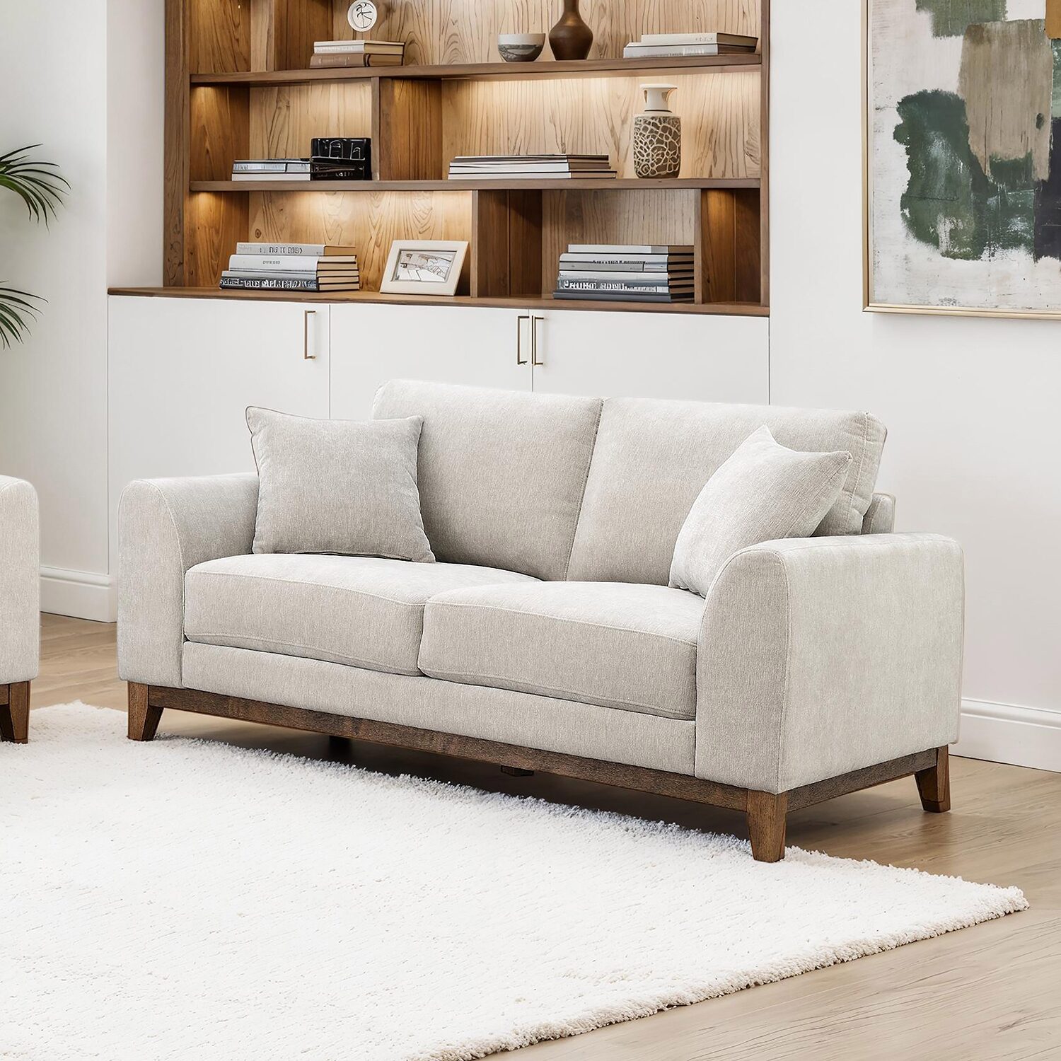 Furniture of America™  MAIA Upholstered Chenille Loveseat