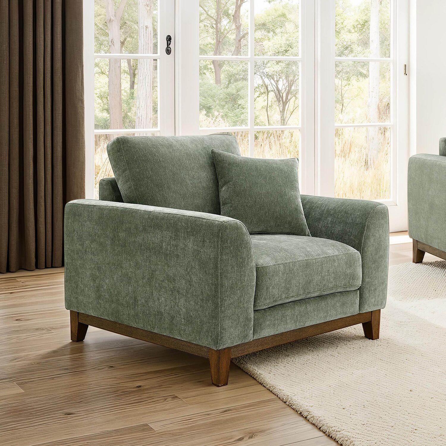 Furniture of America™  MAIA Upholstered Chenille Accent Chair