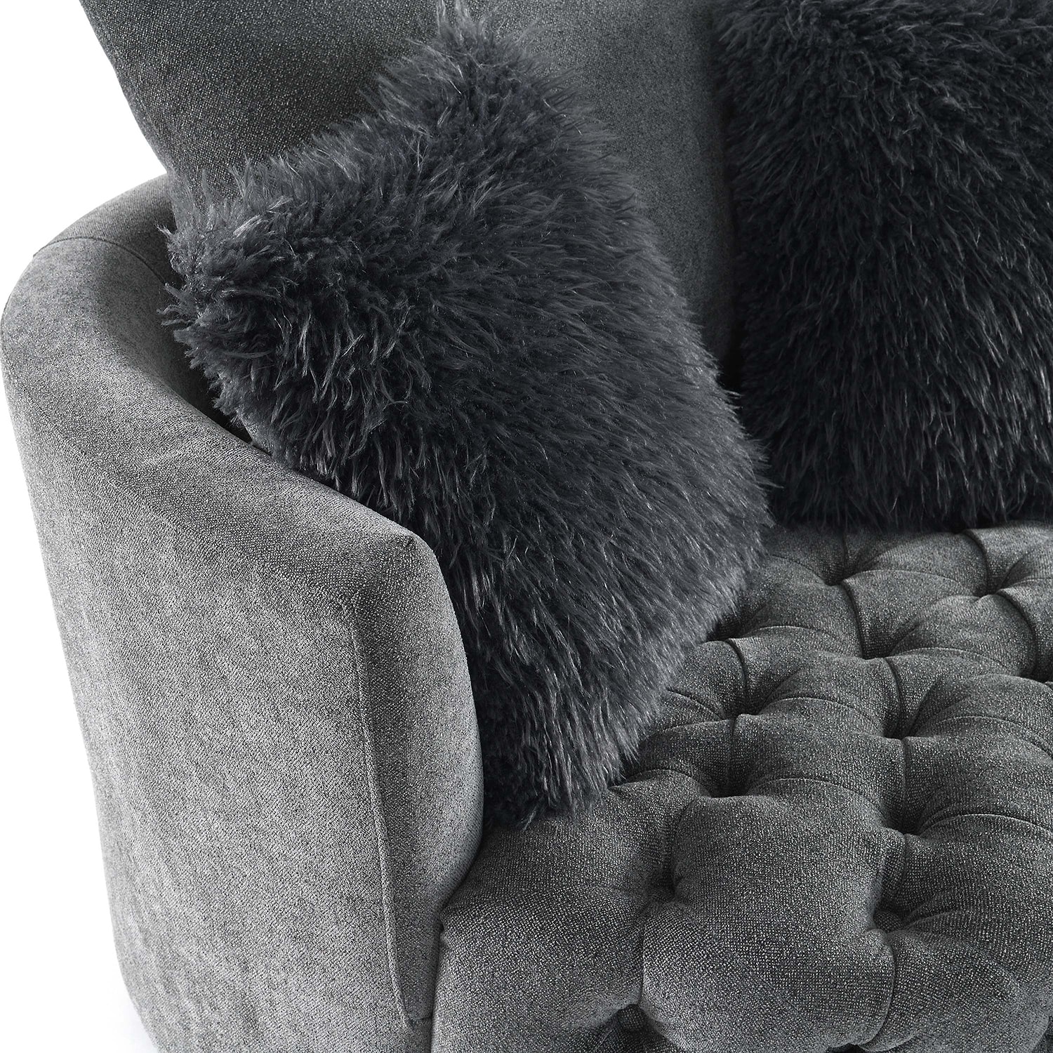 Furniture of America™  DOTTIE Swivel Accent Chair