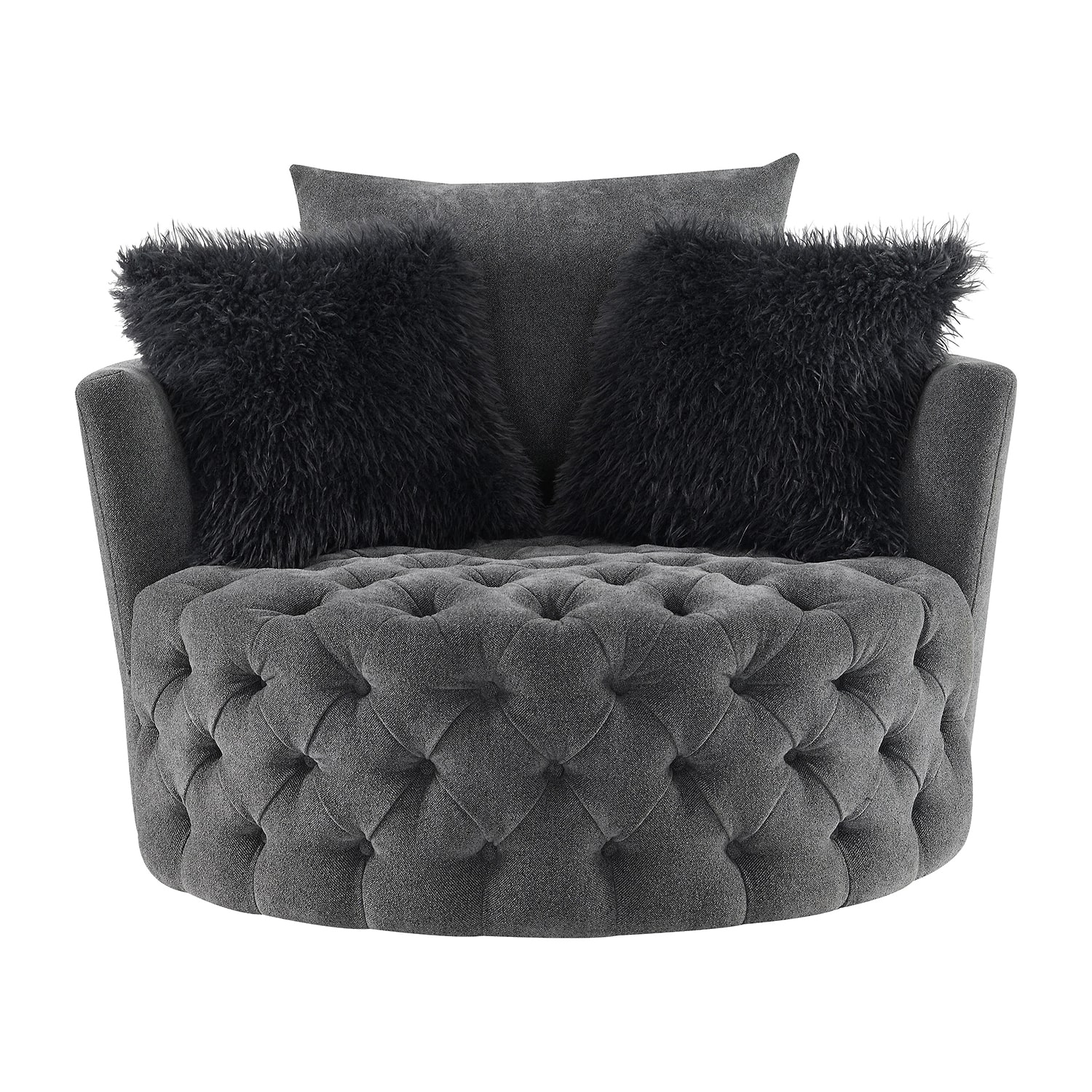 Furniture of America™  DOTTIE Swivel Accent Chair