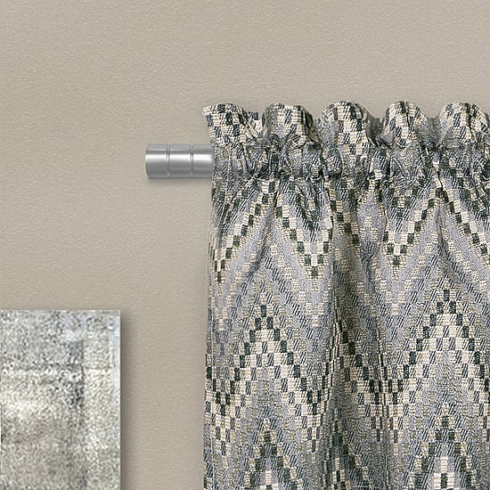 Achim Cole Adjustable 3/4 IN Curtain Rod