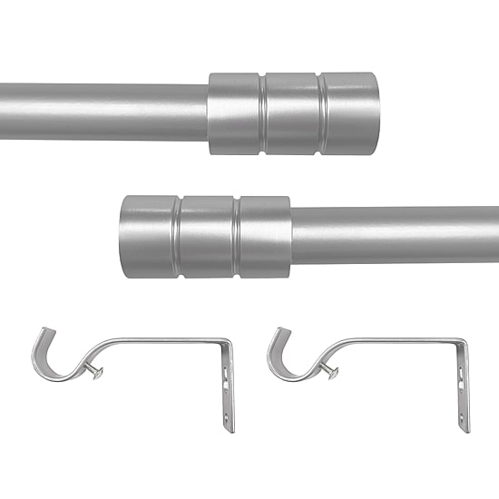 Achim Cole Adjustable 3/4 IN Curtain Rod