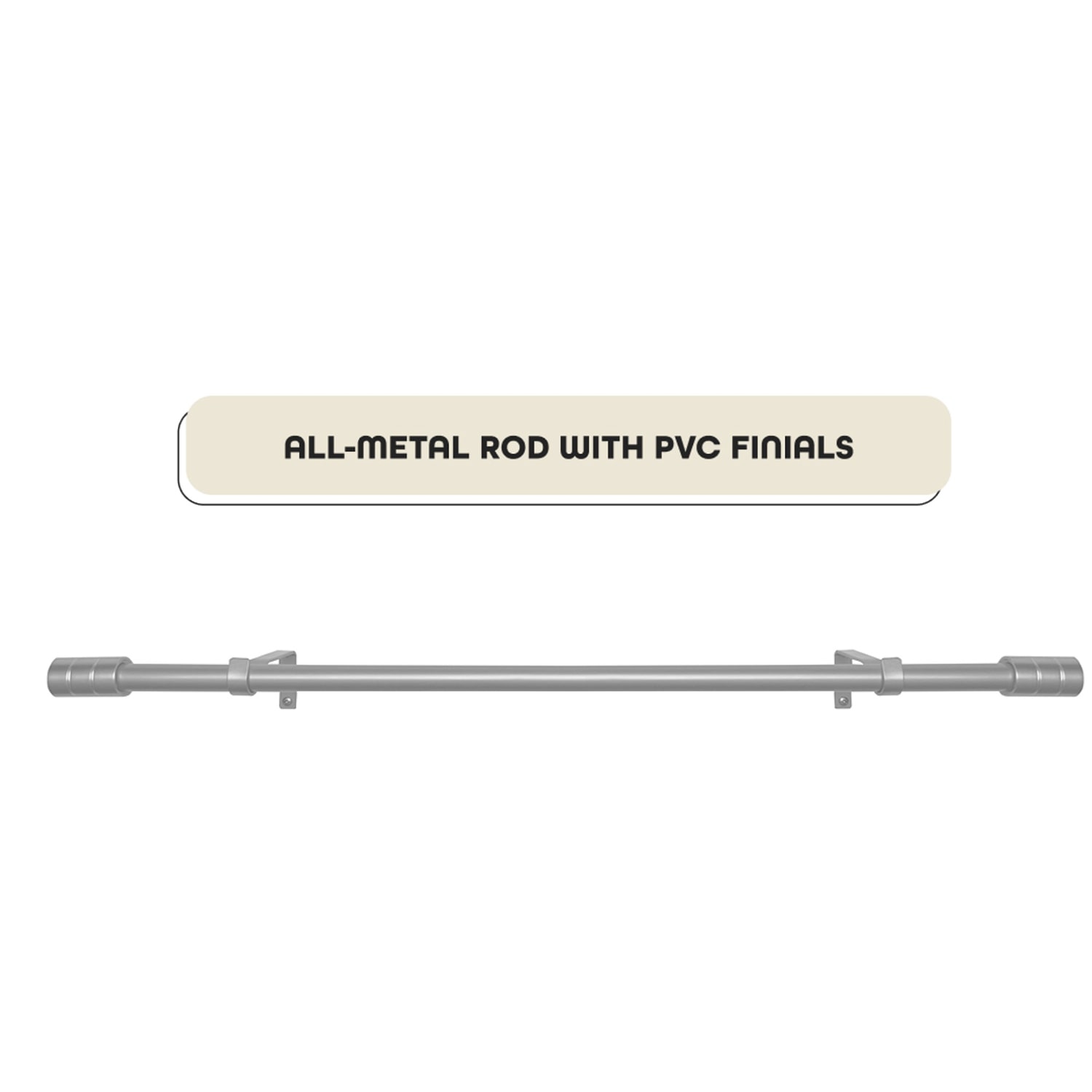 Achim Cole ¾ Adjustable 3/4 Curtain Rod
