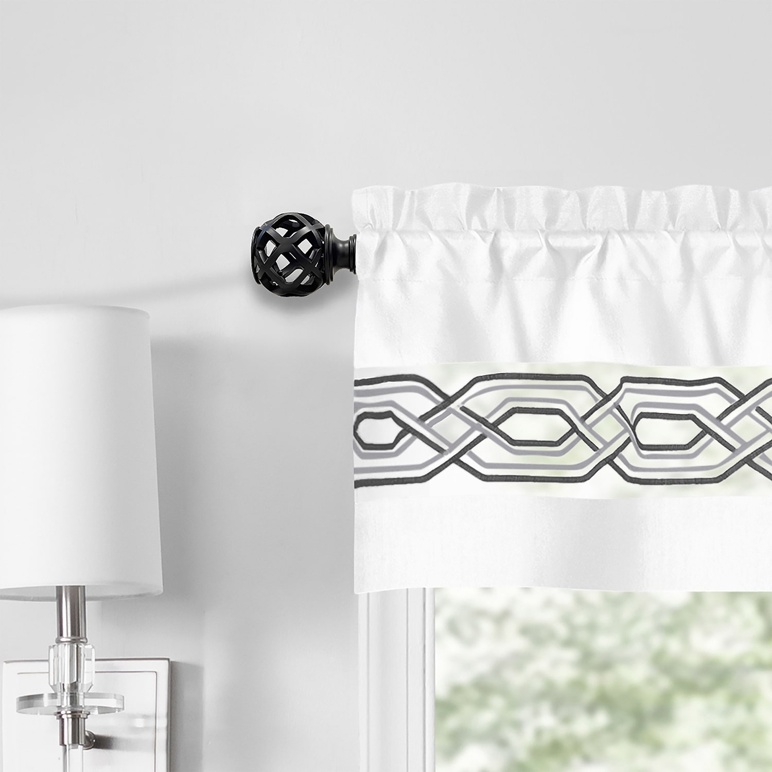 Achim Carrie ¾ Adjustable 3/4 Curtain Rod
