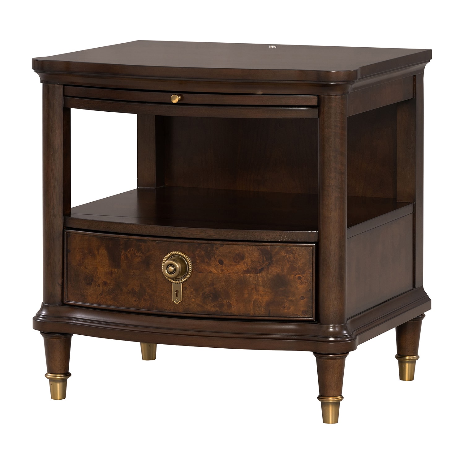 Furniture of America™ Willa End Table with Led and Built-In Storage