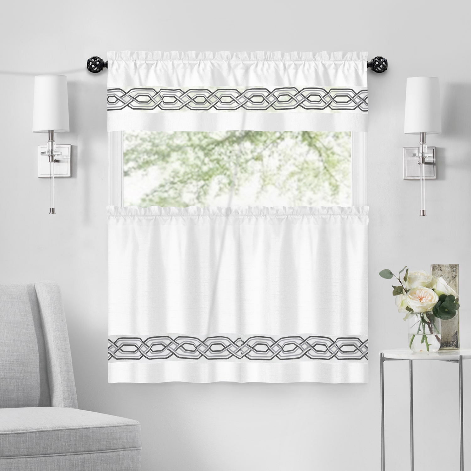 Achim Carrie ¾ Adjustable 3/4 Curtain Rod
