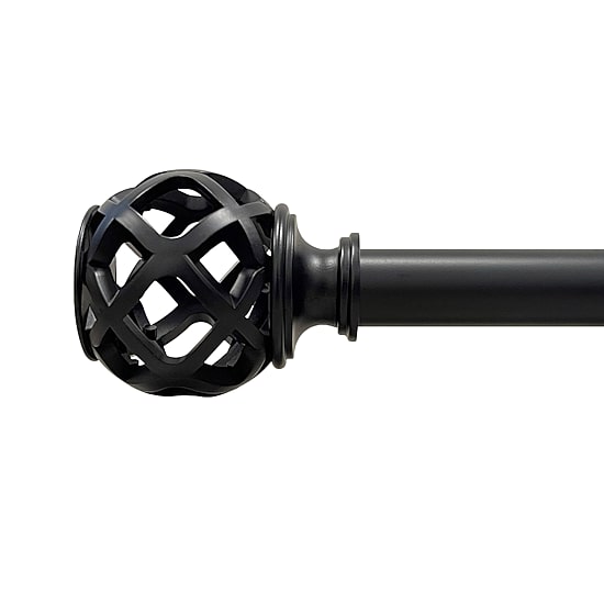Achim Carrie Adjustable 3/4 IN Curtain Rod
