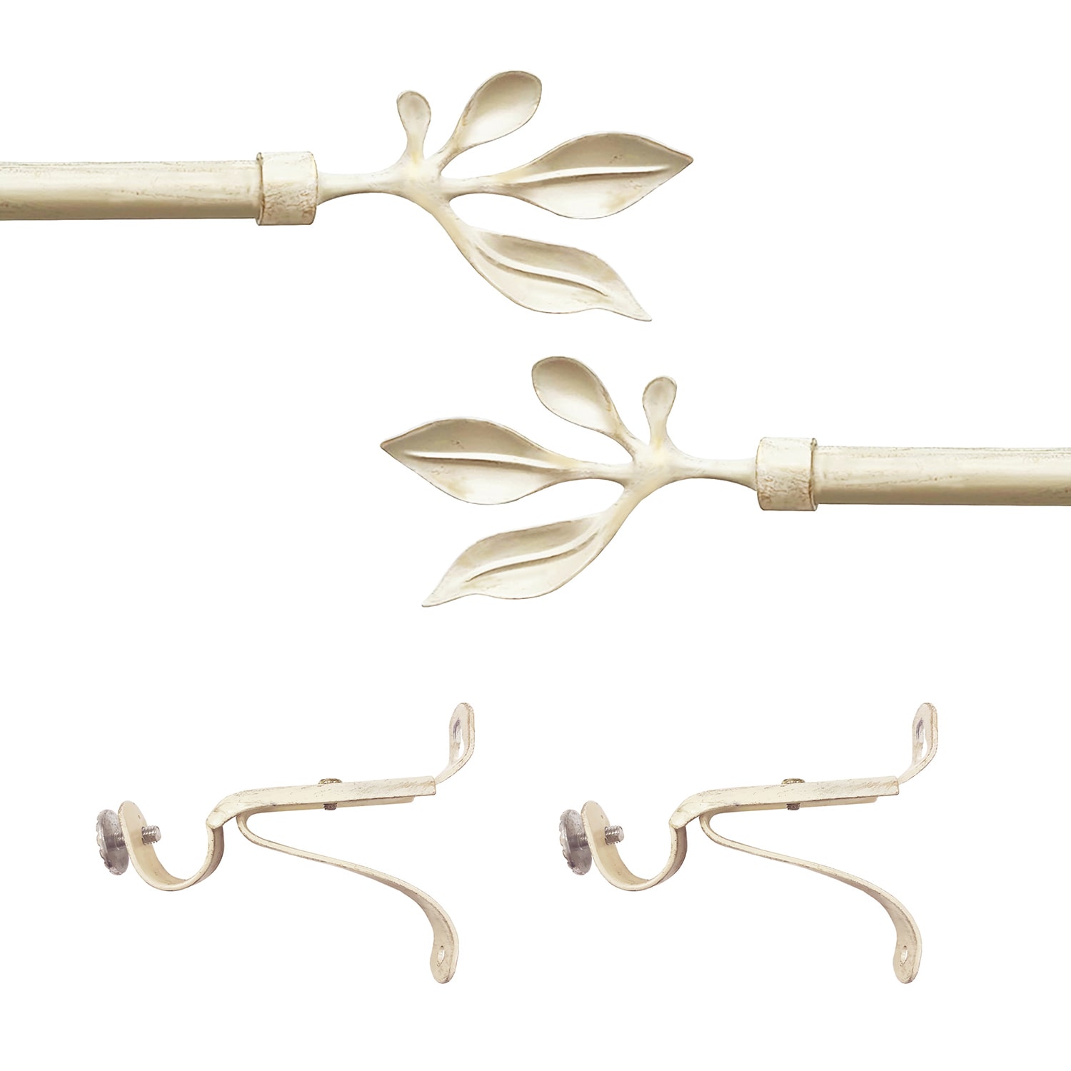 Achim Atrium Adjustable 3/4 Curtain Rod
