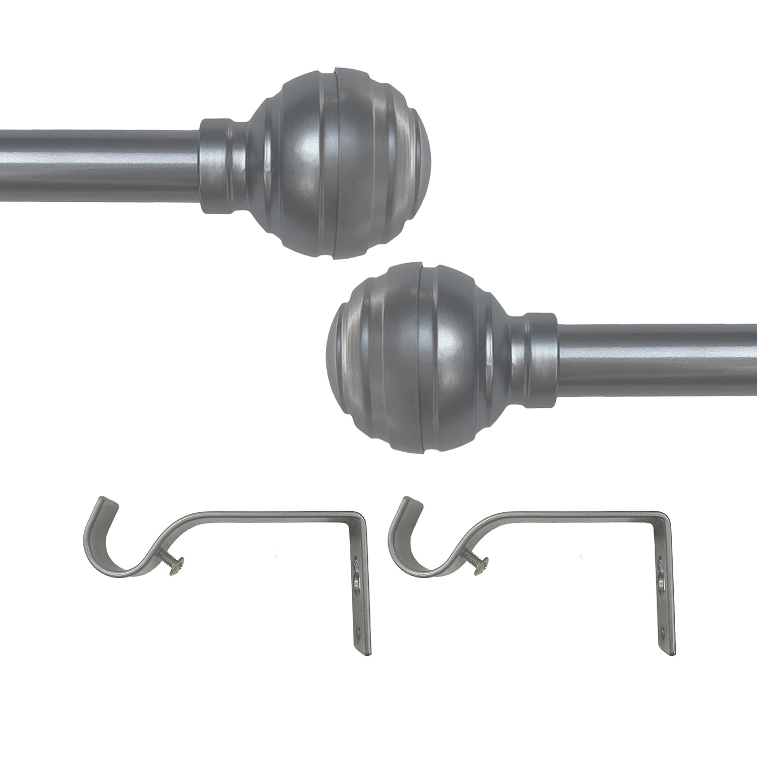 Achim Hayden Adjustable 3/4 Curtain Rod