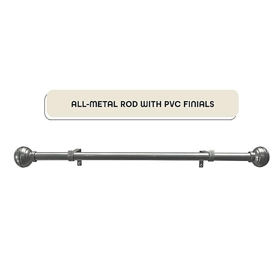 Achim Hayden Adjustable 3/4 IN Curtain Rod