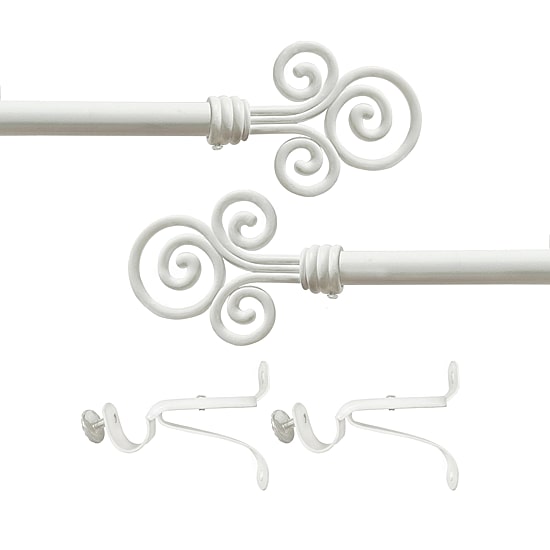 Achim Imperial Adjustable 3/4 IN Curtain Rod