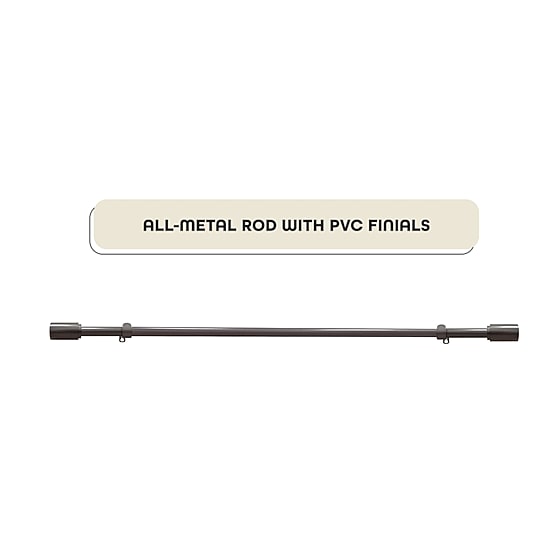 Achim Futura Adjustable 3/4 IN Curtain Rod