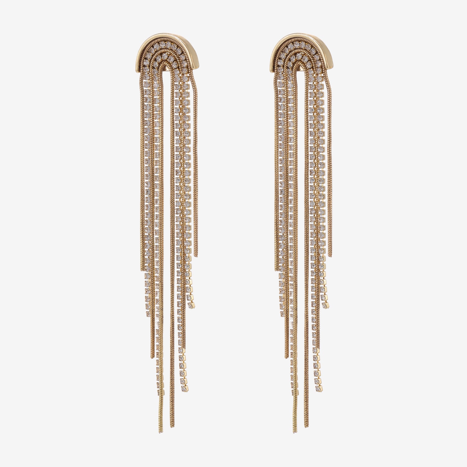 Forever 21 Forever21 Womens Crystal Drop Earrings