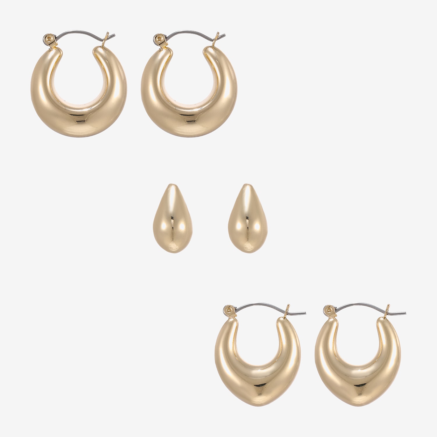 Forever 21 Womens 3-pc. Earring Set