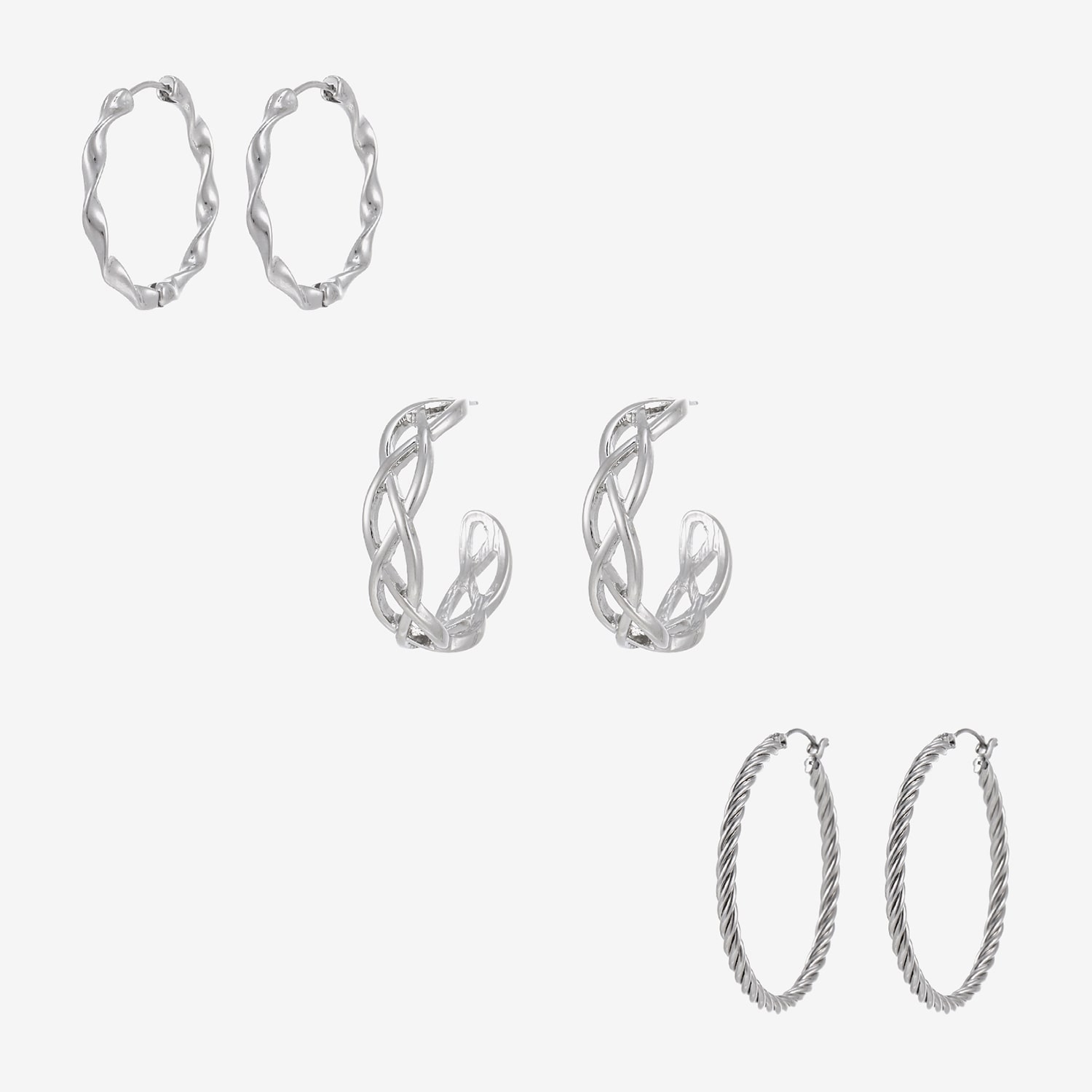 Forever 21 Forever21 Womens 3-pc. Earring Set