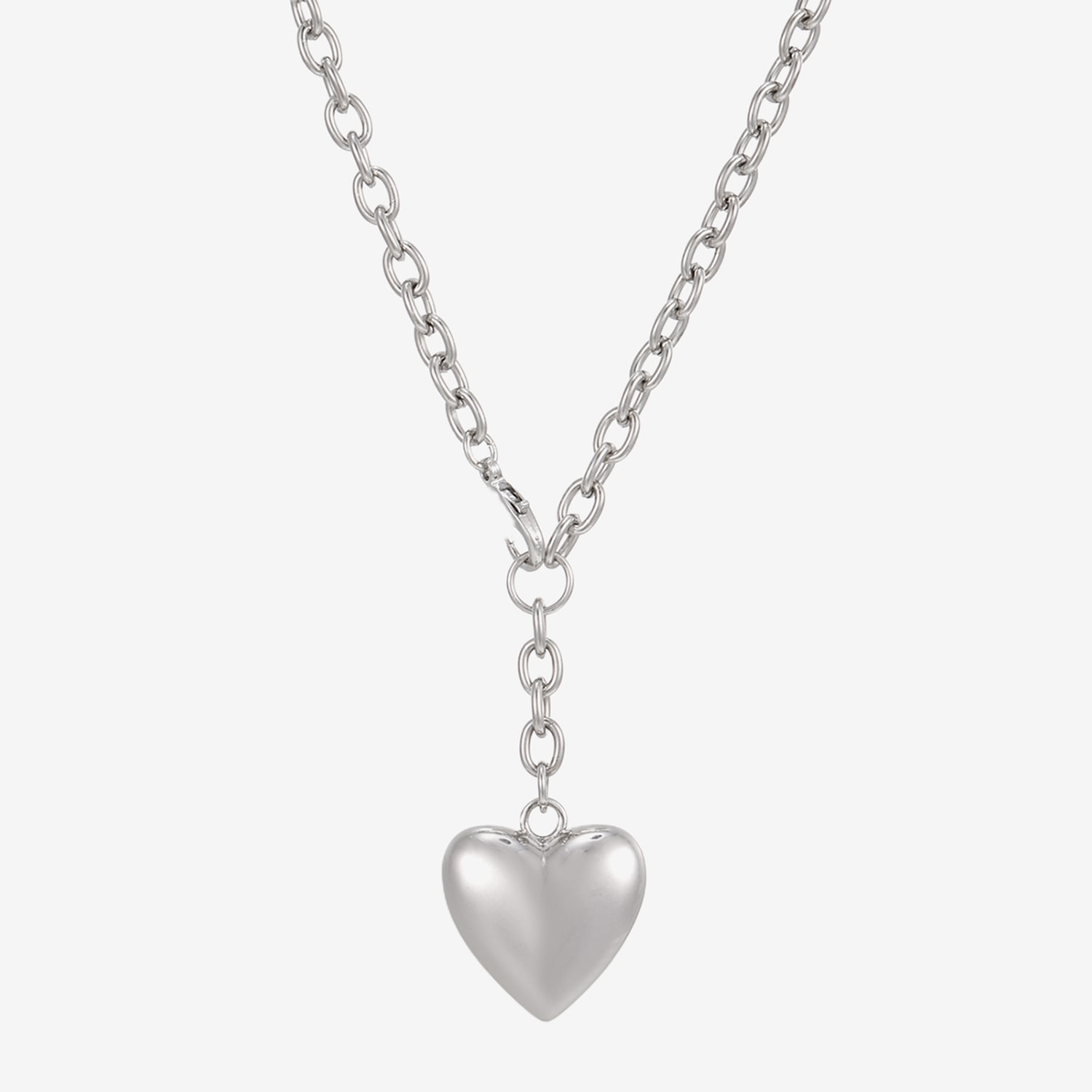 Forever 21 Womens Heart 18 Inch Pendant Necklace