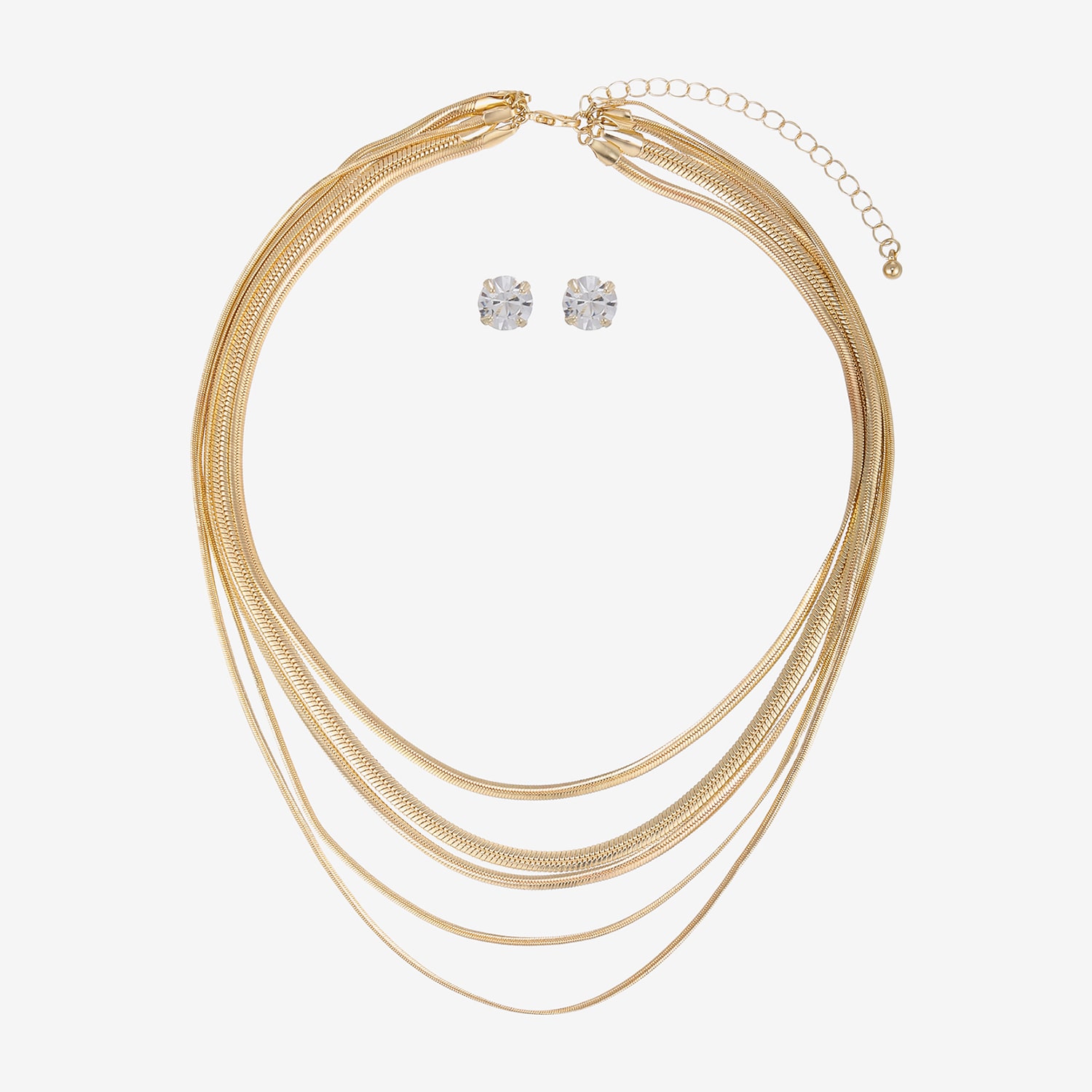 Forever 21 Womens Crystal 2-pc. Jewelry Set