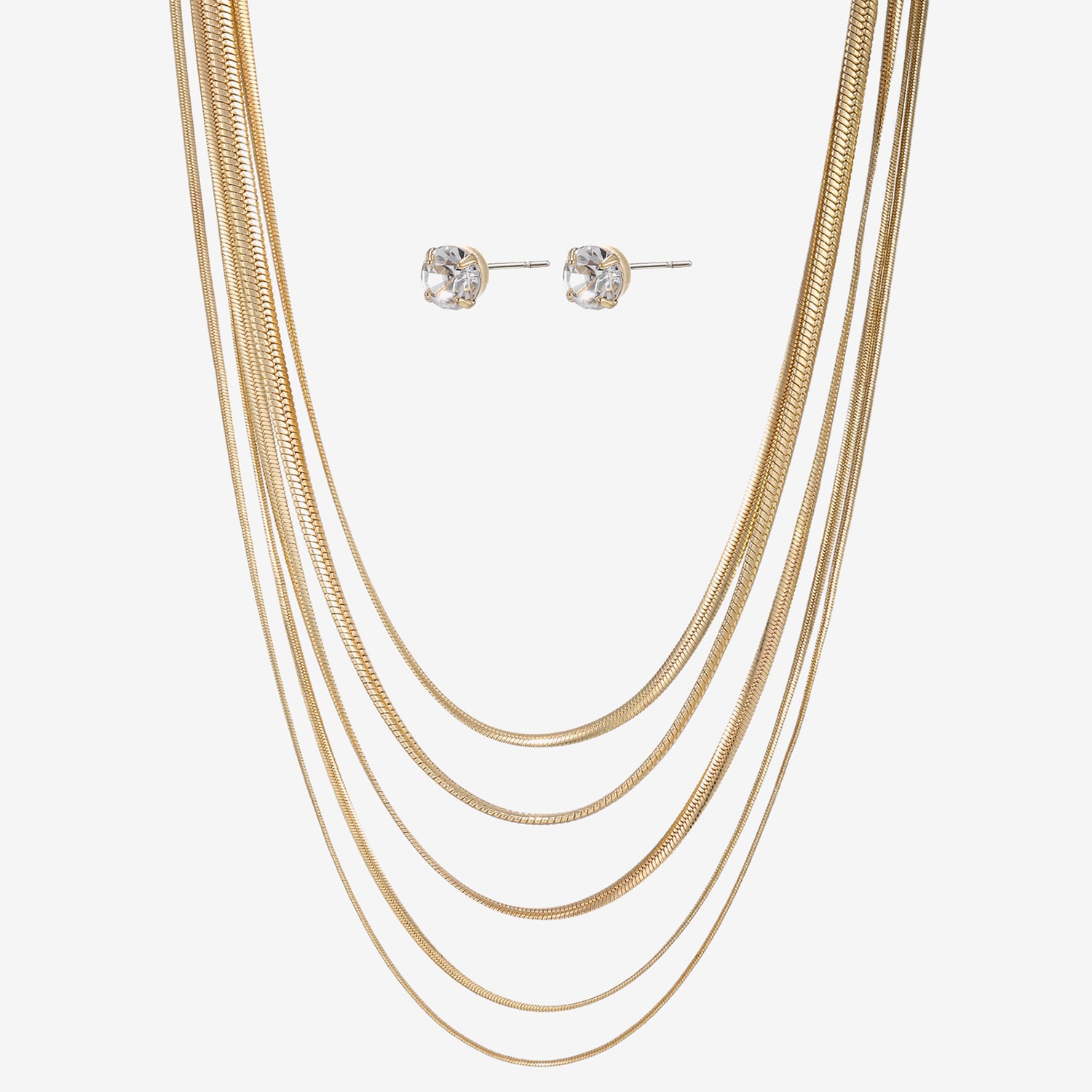 Forever 21 Womens Crystal 2-pc. Jewelry Set