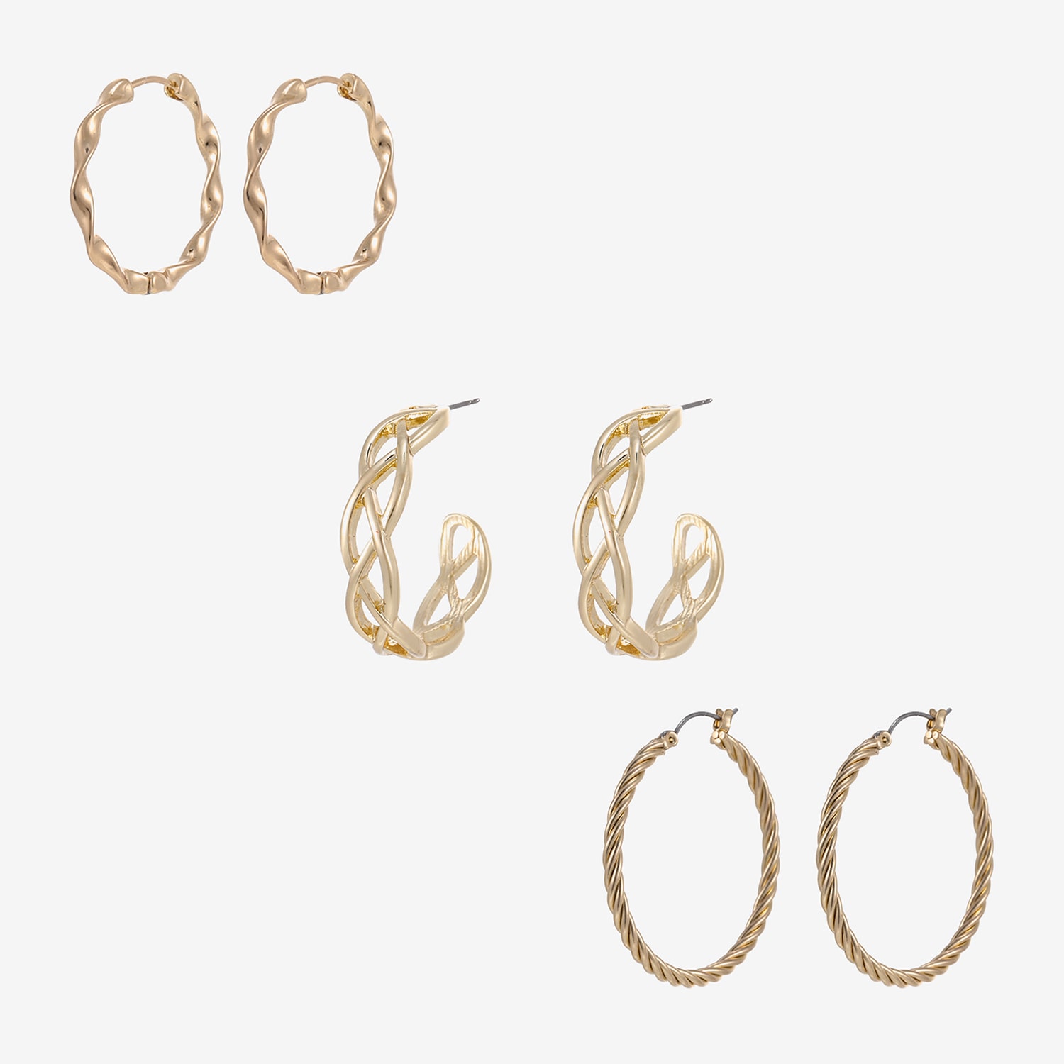 Forever 21 Forever21 Womens 3-pc. Earring Set