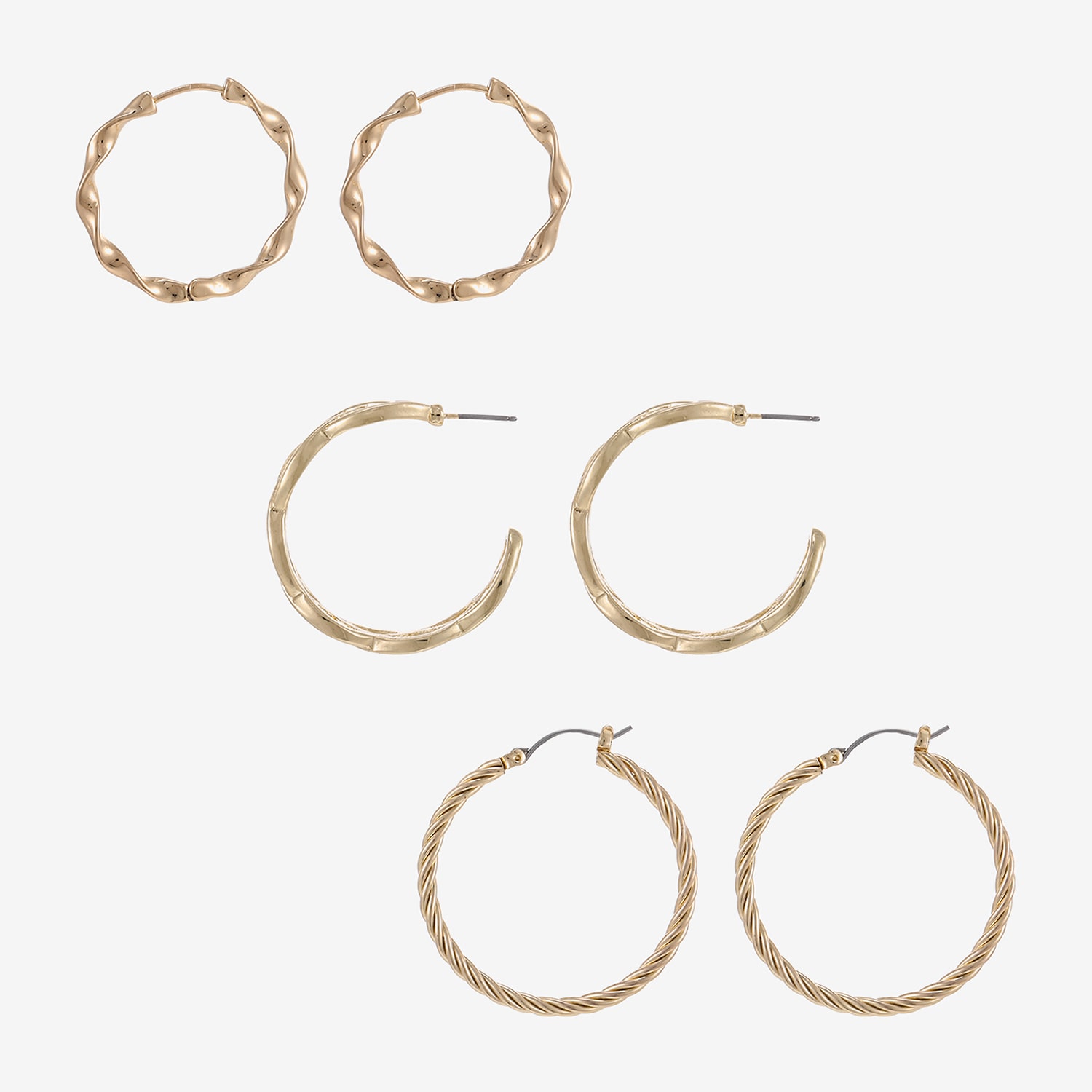 Forever 21 Forever21 Womens 3-pc. Earring Set