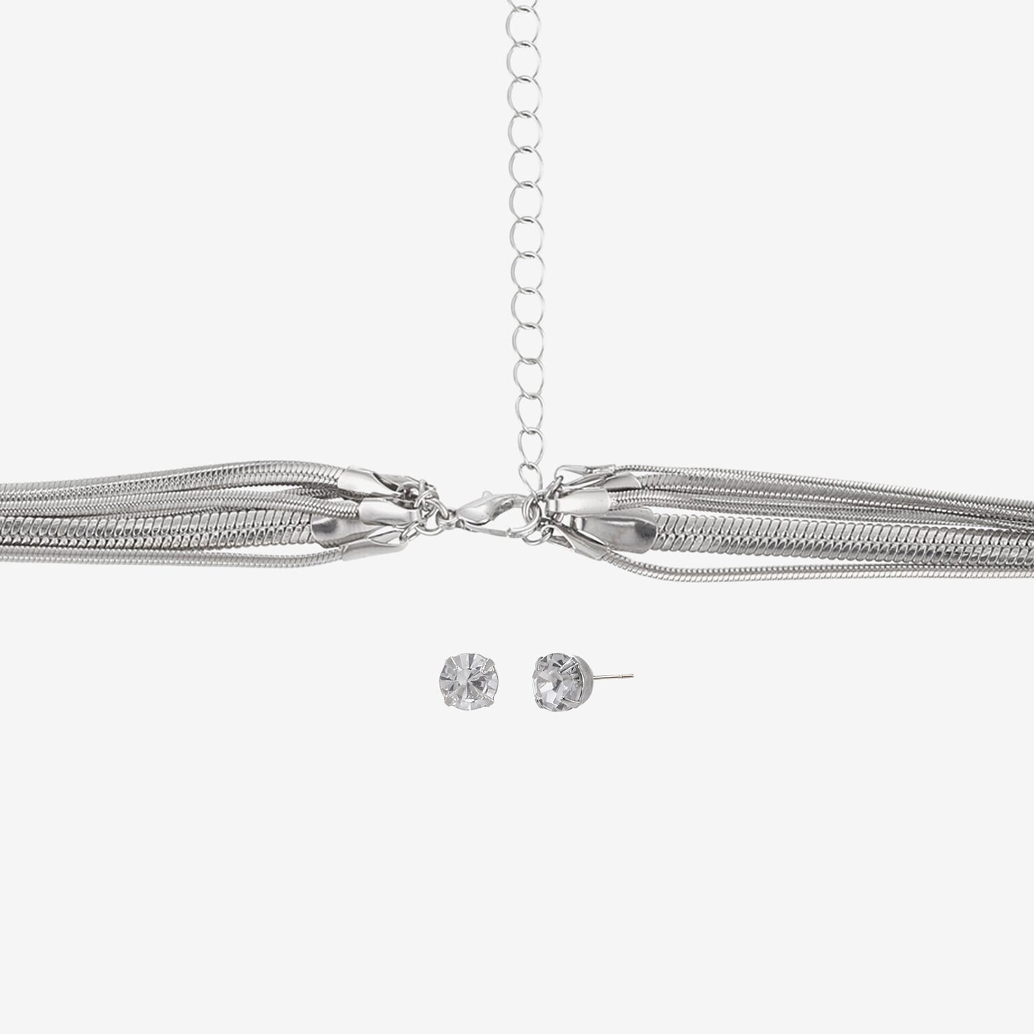 Forever 21 Forever21 Womens Crystal 2-pc. Jewelry Set
