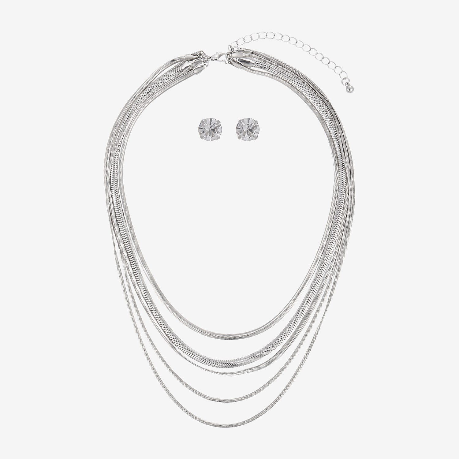 Forever 21 Forever21 Womens Crystal 2-pc. Jewelry Set
