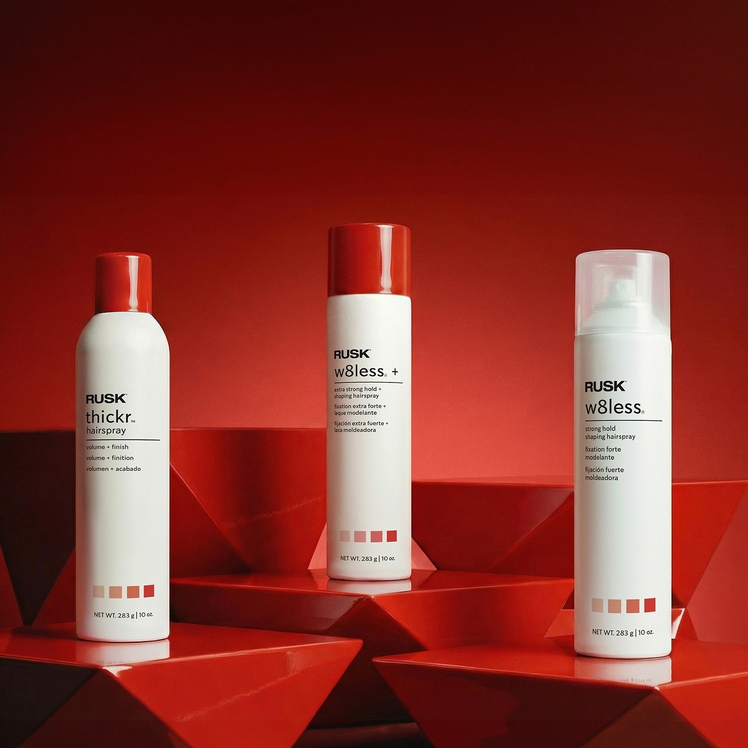 Rusk W8less Strong Hold Lvoc Hair Spray 10 oz.