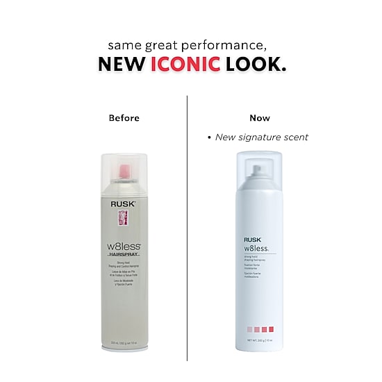 Rusk W8less Strong Hold Lvoc Hair Spray 10 oz.